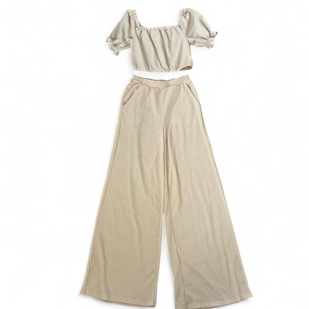 Bar-iii Women's Tan and Cream Jumpsuit